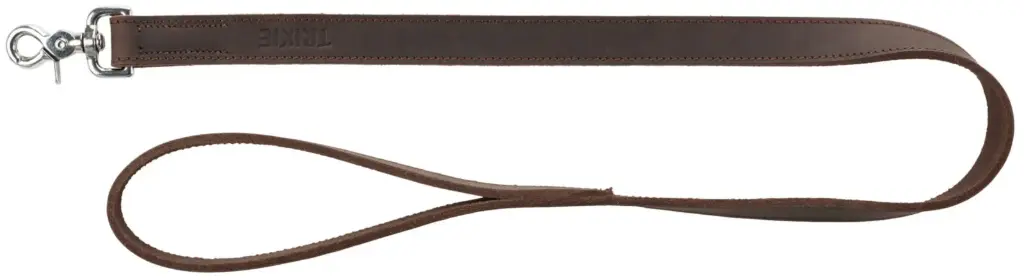 Laisse en cuir ciré et vielli Rustic