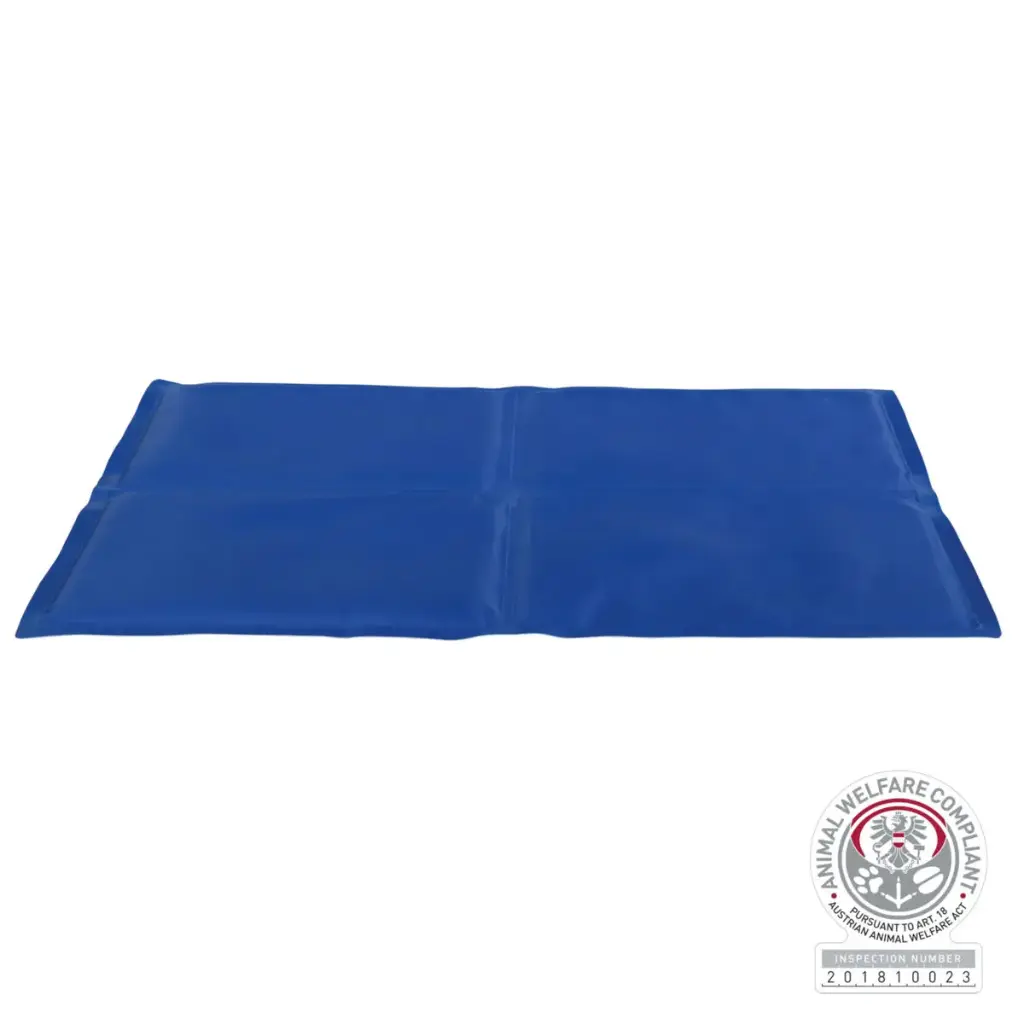 Matelas rafraîchissant bleu