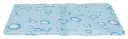 Matelas rafraîchissant bleu clair fantaisie