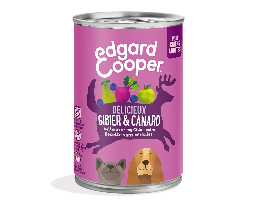 Gibier & canard boite 400gr CHIENS