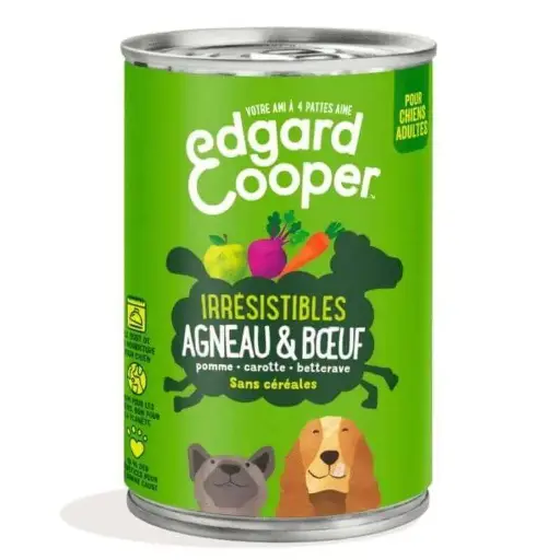 Agneau & Boeuf boite 400gr CHIENS