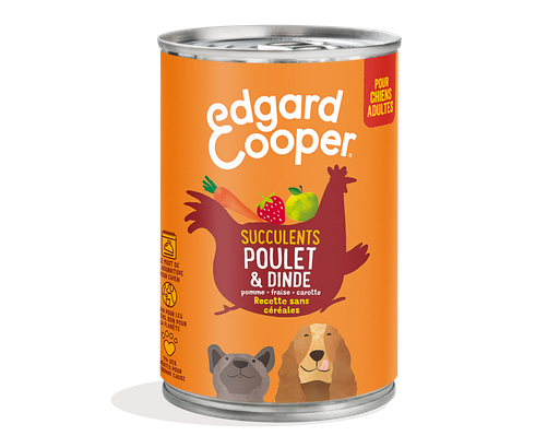Poulet & dinde boite 400gr CHIENS