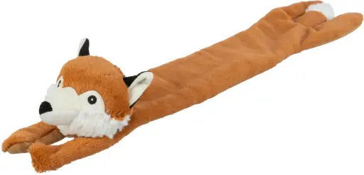 Renard pendant avec tissu craquant pour chiens