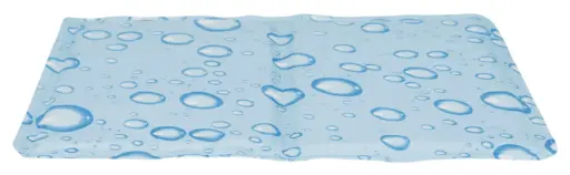 Matelas rafraîchissant bleu clair fantaisie